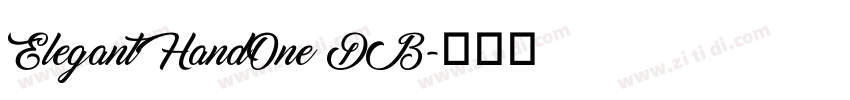 ElegantHandOne DB字体转换